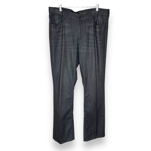 Old Navy Sweetheart Gray Five Pocket Jeans Straight Leg Women 16 Cotton Spandex - Picture 1 of 14